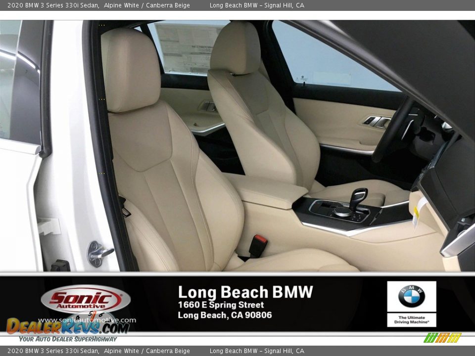 2020 BMW 3 Series 330i Sedan Alpine White / Canberra Beige Photo #7