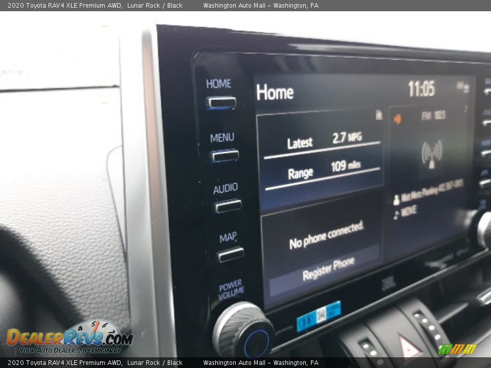 2020 Toyota RAV4 XLE Premium AWD Lunar Rock / Black Photo #14