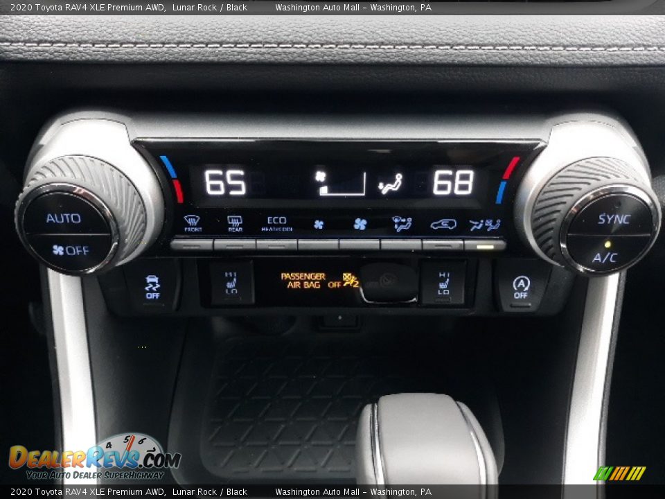 2020 Toyota RAV4 XLE Premium AWD Lunar Rock / Black Photo #16