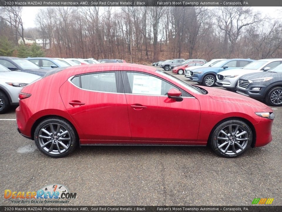 Front 3/4 View of 2020 Mazda MAZDA3 Preferred Hatchback AWD Photo #1