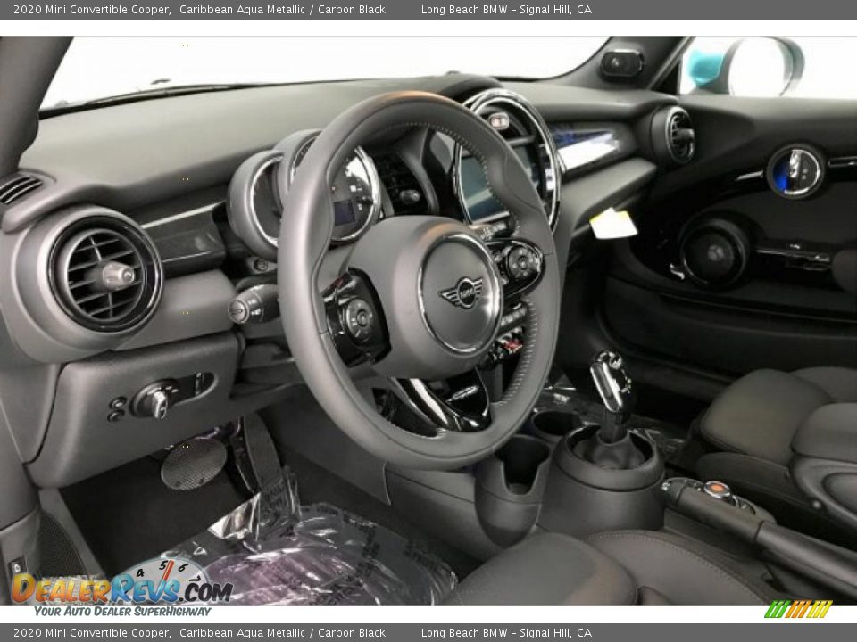 2020 Mini Convertible Cooper Caribbean Aqua Metallic / Carbon Black Photo #4