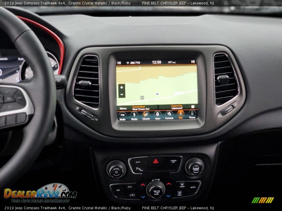 2019 Jeep Compass Trailhawk 4x4 Granite Crystal Metallic / Black/Ruby Photo #2