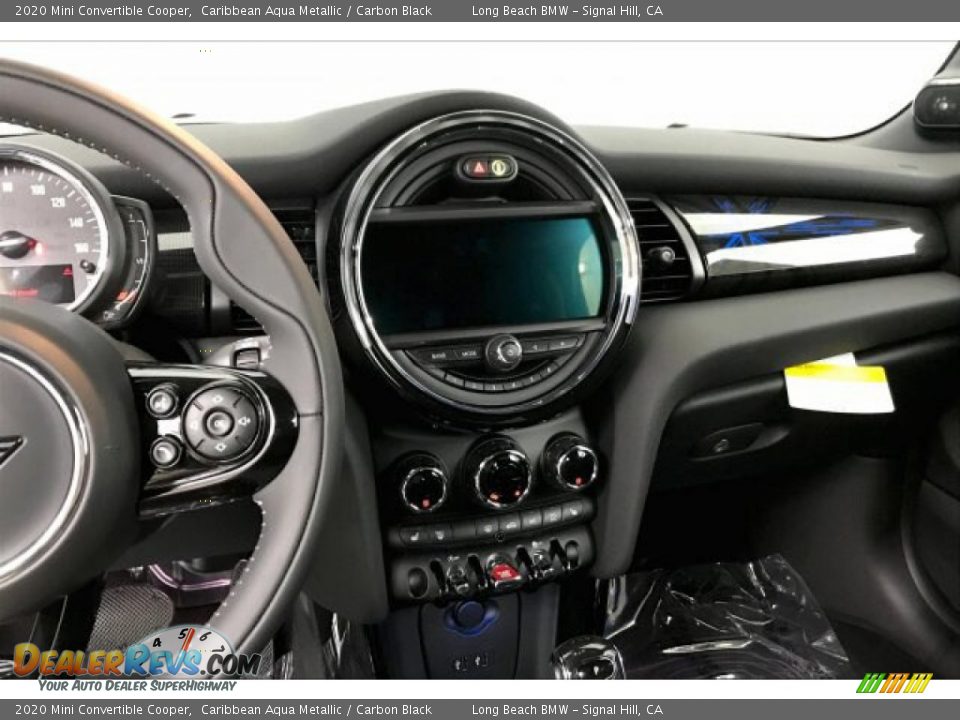 2020 Mini Convertible Cooper Caribbean Aqua Metallic / Carbon Black Photo #5