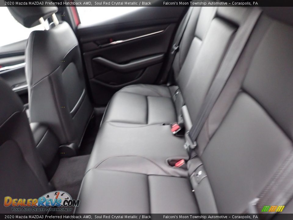 2020 Mazda MAZDA3 Preferred Hatchback AWD Soul Red Crystal Metallic / Black Photo #8