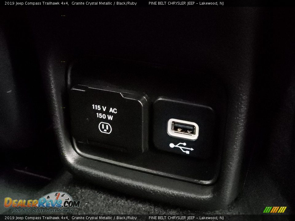 2019 Jeep Compass Trailhawk 4x4 Granite Crystal Metallic / Black/Ruby Photo #5