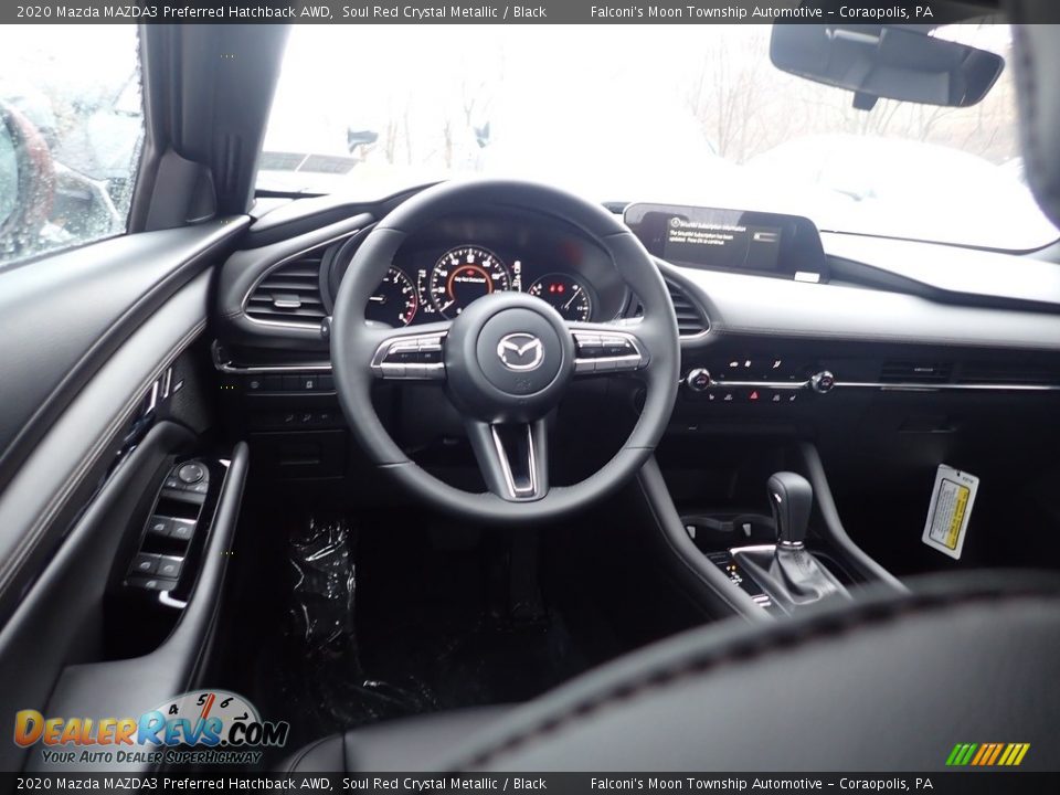2020 Mazda MAZDA3 Preferred Hatchback AWD Soul Red Crystal Metallic / Black Photo #9