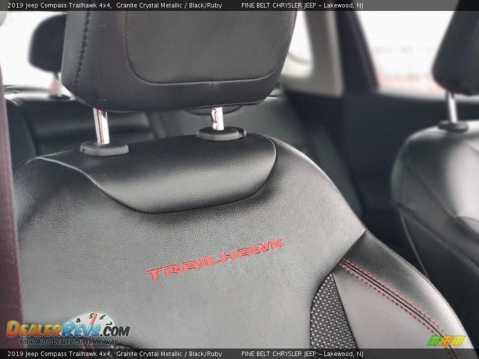 2019 Jeep Compass Trailhawk 4x4 Granite Crystal Metallic / Black/Ruby Photo #6