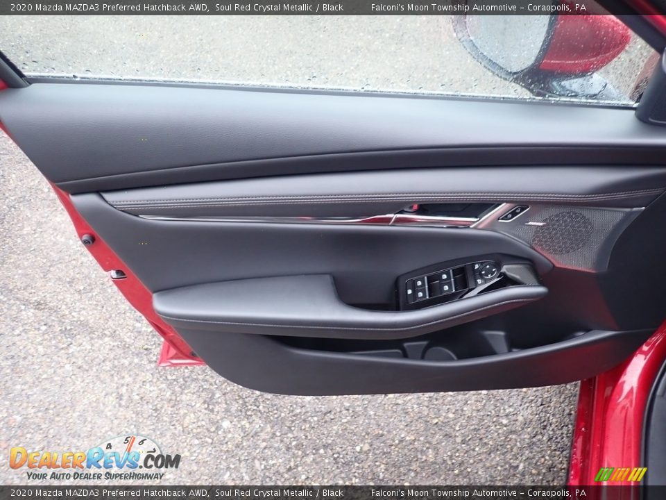 2020 Mazda MAZDA3 Preferred Hatchback AWD Soul Red Crystal Metallic / Black Photo #10