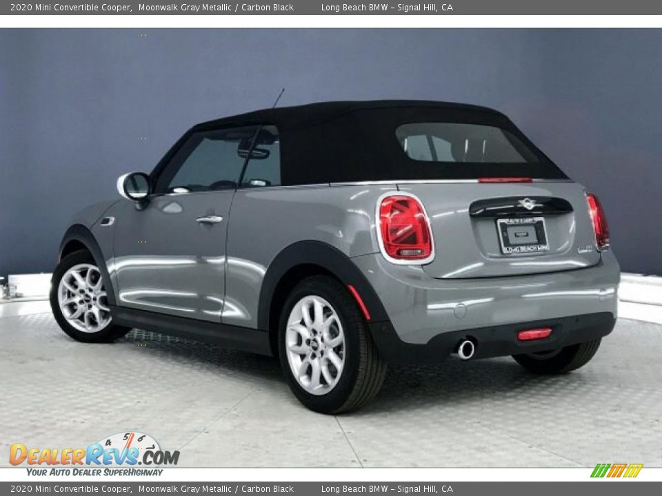 2020 Mini Convertible Cooper Moonwalk Gray Metallic / Carbon Black Photo #2