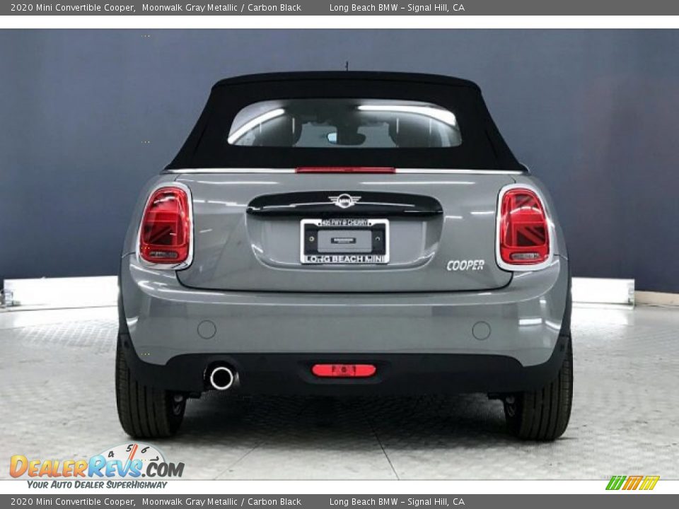 2020 Mini Convertible Cooper Moonwalk Gray Metallic / Carbon Black Photo #3