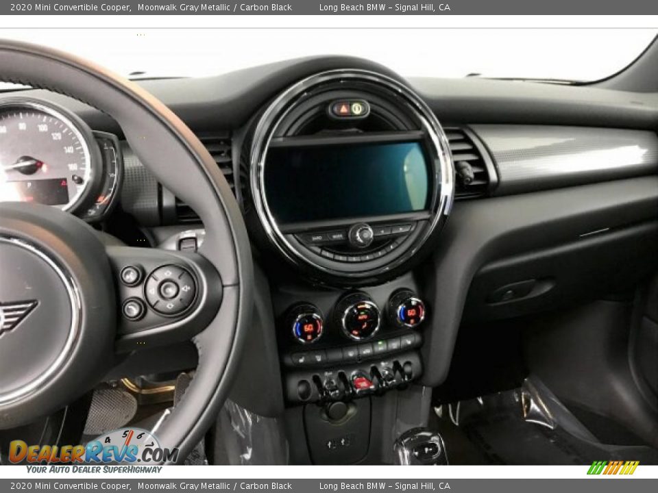 2020 Mini Convertible Cooper Moonwalk Gray Metallic / Carbon Black Photo #5
