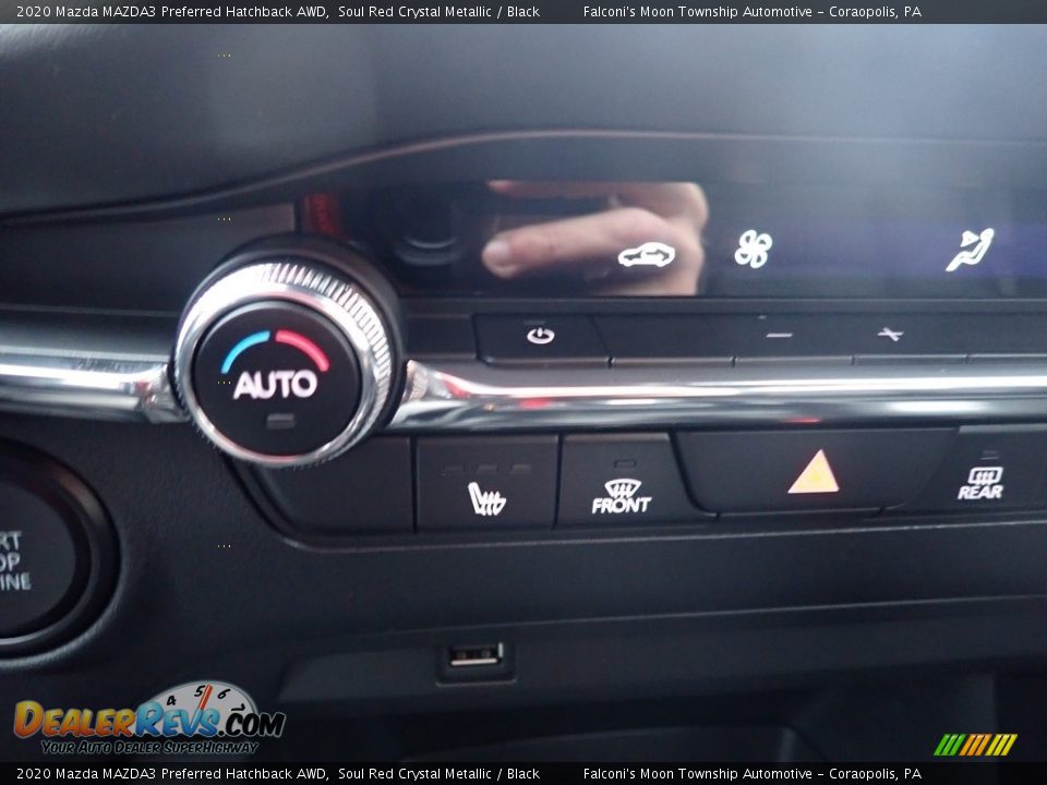 2020 Mazda MAZDA3 Preferred Hatchback AWD Soul Red Crystal Metallic / Black Photo #15