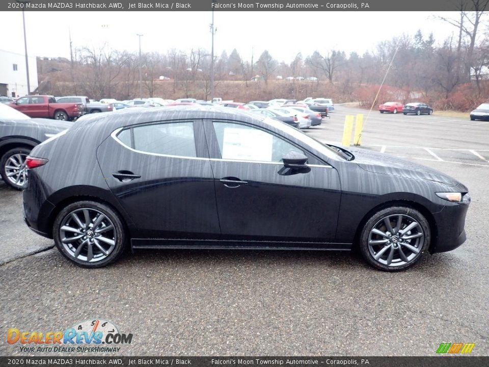 2020 Mazda MAZDA3 Hatchback AWD Jet Black Mica / Black Photo #1