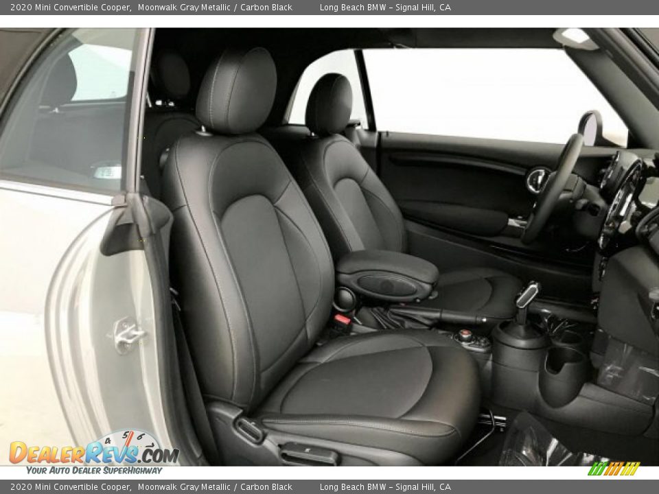 2020 Mini Convertible Cooper Moonwalk Gray Metallic / Carbon Black Photo #7