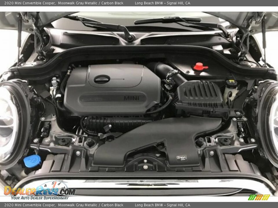 2020 Mini Convertible Cooper Moonwalk Gray Metallic / Carbon Black Photo #8