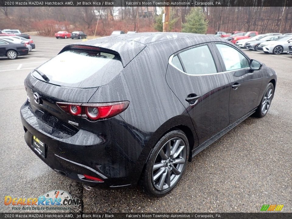 2020 Mazda MAZDA3 Hatchback AWD Jet Black Mica / Black Photo #2