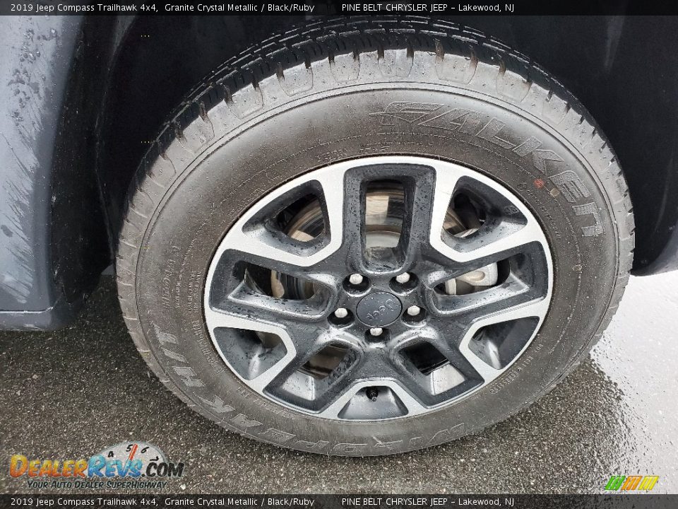 2019 Jeep Compass Trailhawk 4x4 Granite Crystal Metallic / Black/Ruby Photo #14