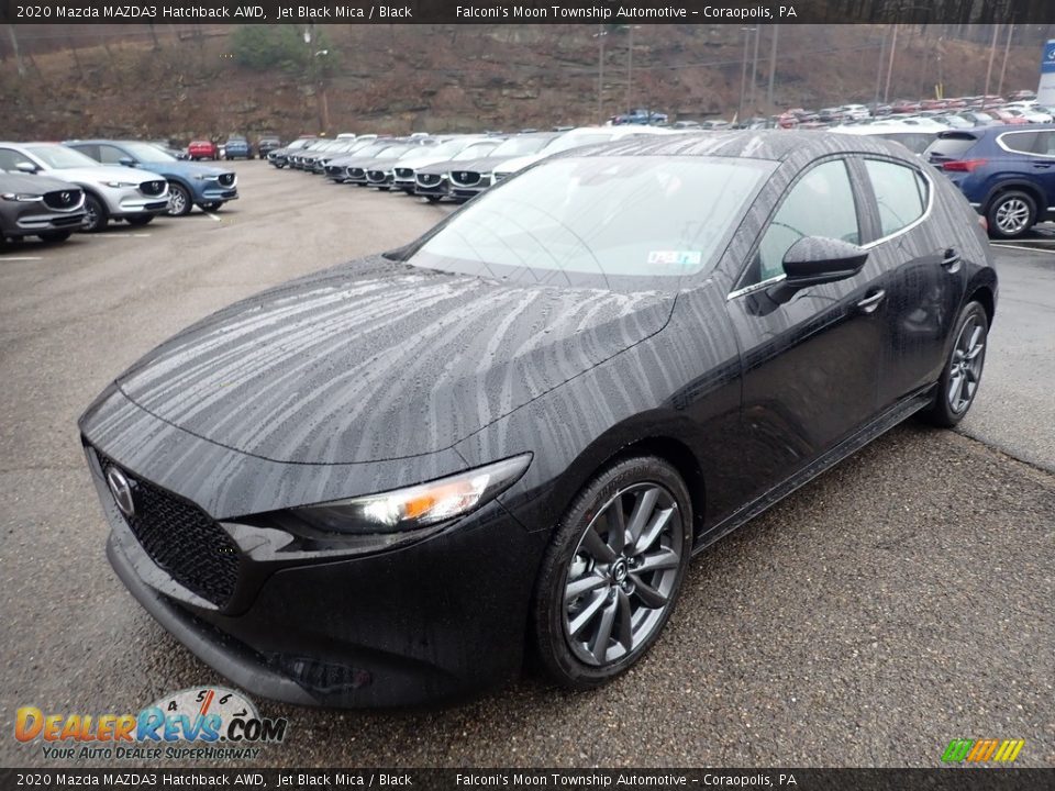 2020 Mazda MAZDA3 Hatchback AWD Jet Black Mica / Black Photo #5