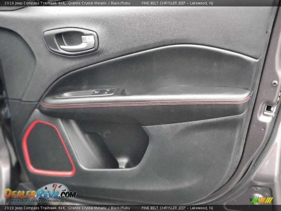 2019 Jeep Compass Trailhawk 4x4 Granite Crystal Metallic / Black/Ruby Photo #15