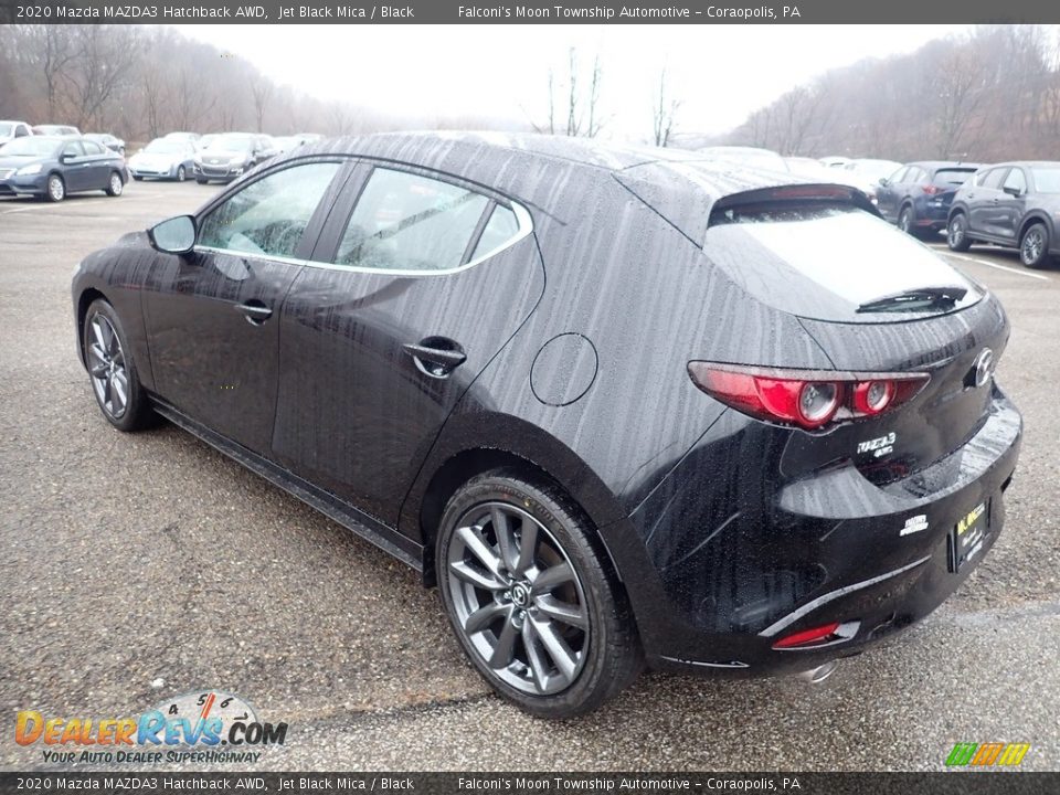 2020 Mazda MAZDA3 Hatchback AWD Jet Black Mica / Black Photo #6