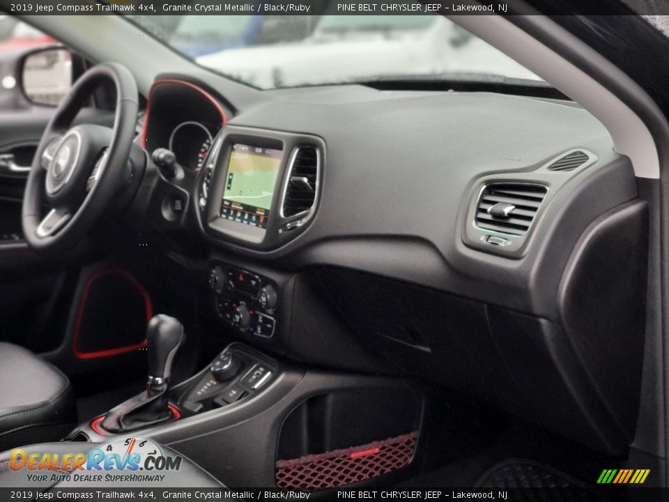 2019 Jeep Compass Trailhawk 4x4 Granite Crystal Metallic / Black/Ruby Photo #16