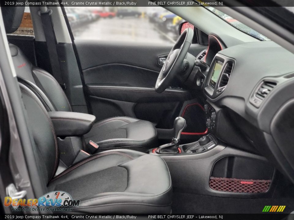 2019 Jeep Compass Trailhawk 4x4 Granite Crystal Metallic / Black/Ruby Photo #17