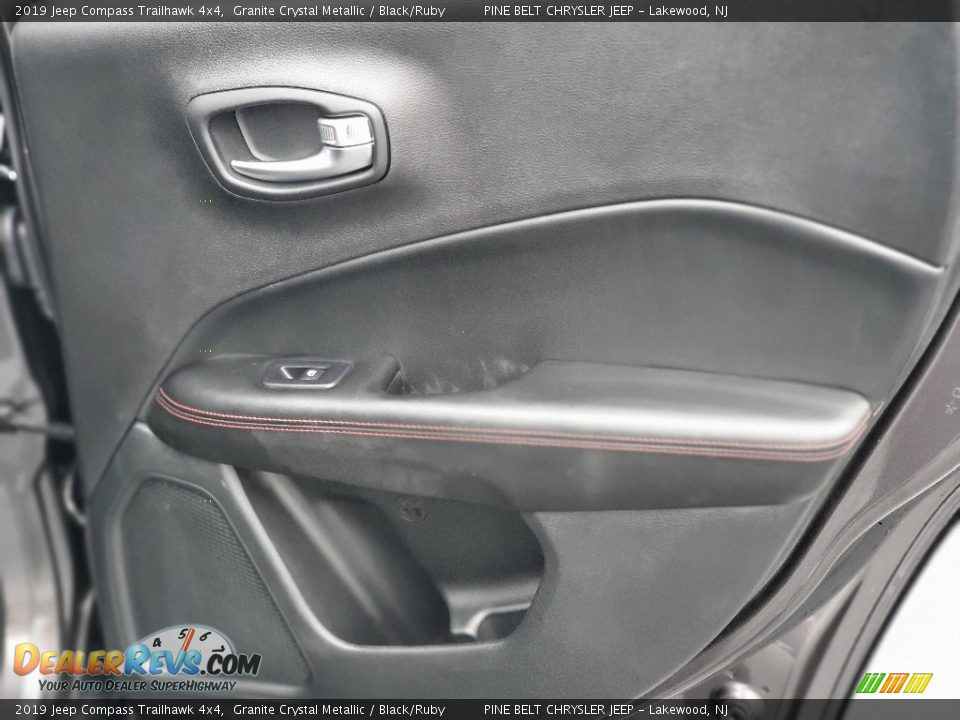 2019 Jeep Compass Trailhawk 4x4 Granite Crystal Metallic / Black/Ruby Photo #18