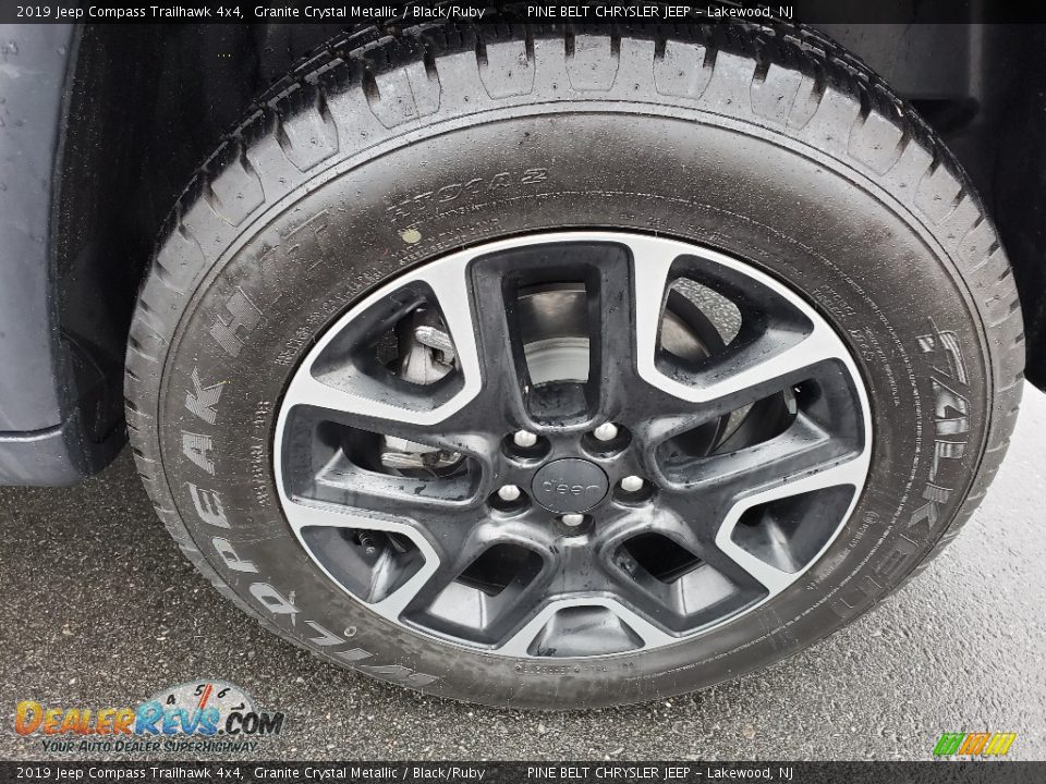 2019 Jeep Compass Trailhawk 4x4 Granite Crystal Metallic / Black/Ruby Photo #22