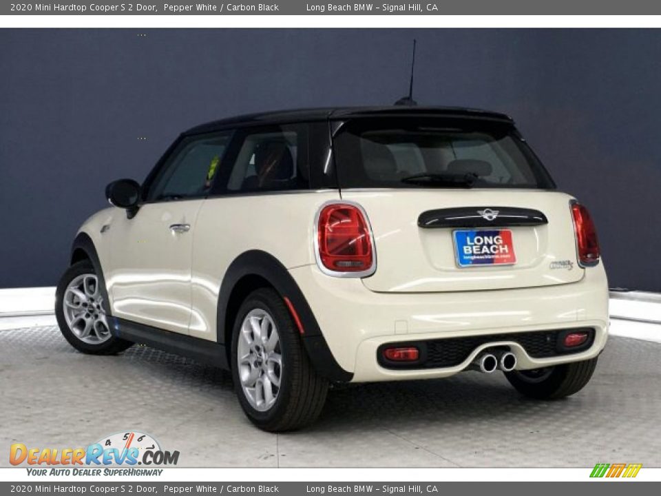 2020 Mini Hardtop Cooper S 2 Door Pepper White / Carbon Black Photo #2