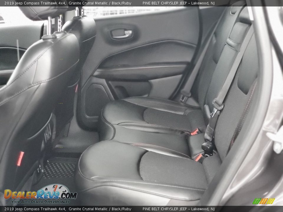 2019 Jeep Compass Trailhawk 4x4 Granite Crystal Metallic / Black/Ruby Photo #23