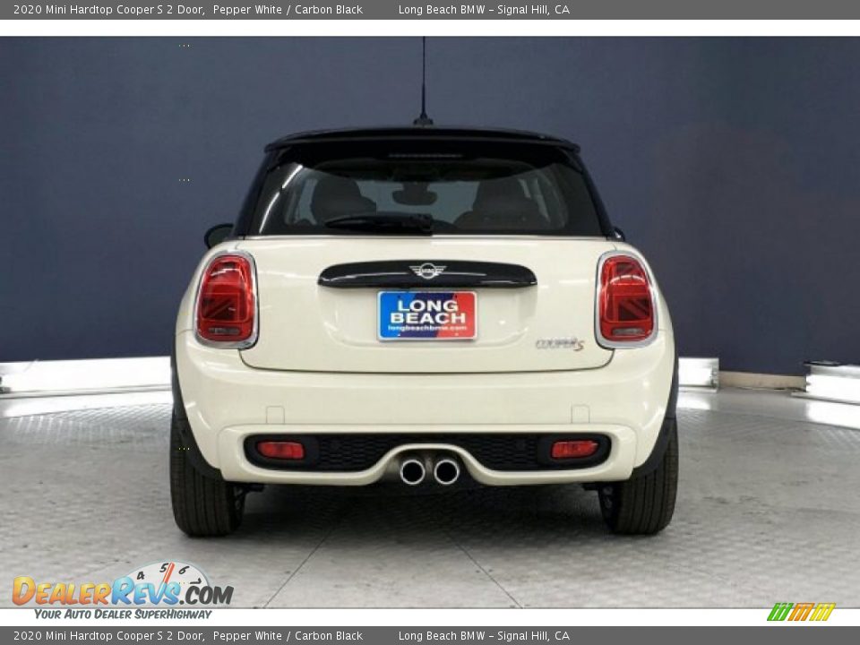 2020 Mini Hardtop Cooper S 2 Door Pepper White / Carbon Black Photo #3