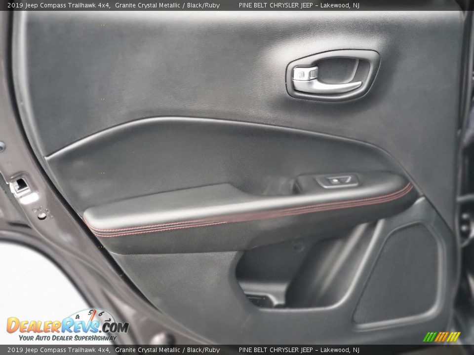 2019 Jeep Compass Trailhawk 4x4 Granite Crystal Metallic / Black/Ruby Photo #24