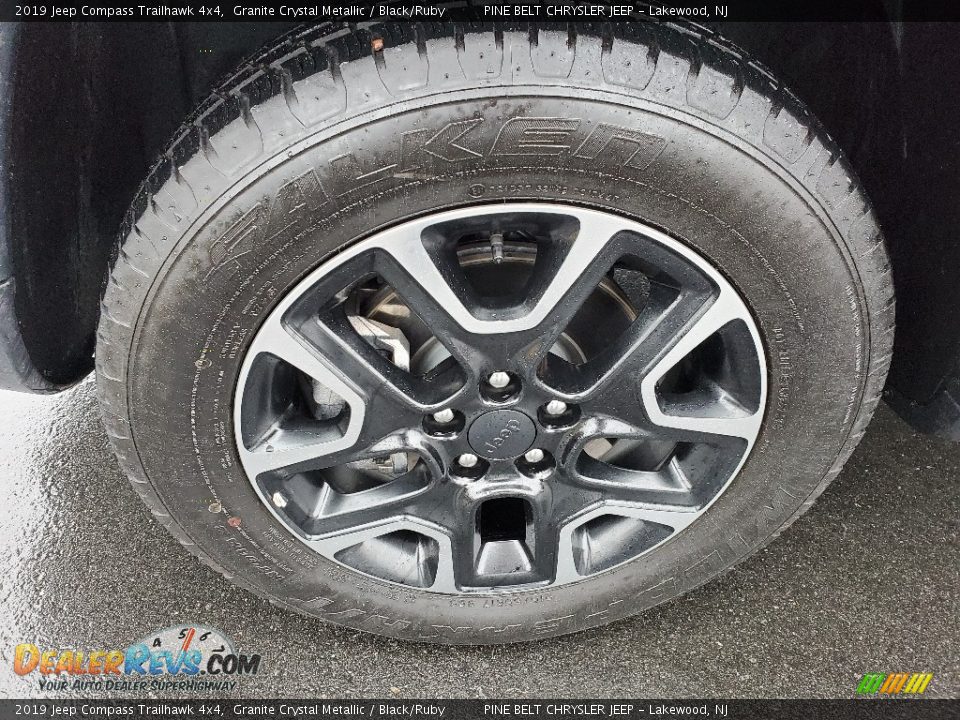 2019 Jeep Compass Trailhawk 4x4 Granite Crystal Metallic / Black/Ruby Photo #25