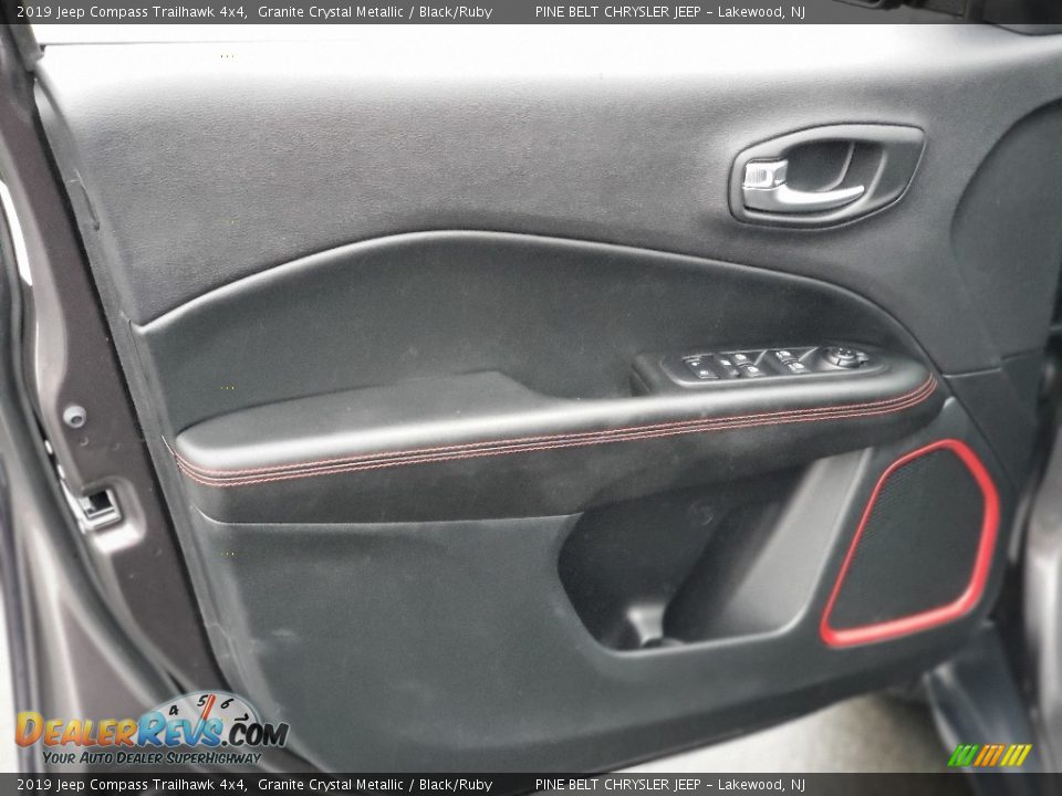 2019 Jeep Compass Trailhawk 4x4 Granite Crystal Metallic / Black/Ruby Photo #27