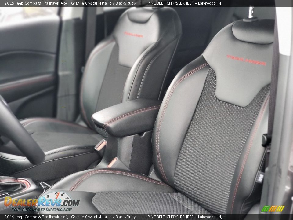2019 Jeep Compass Trailhawk 4x4 Granite Crystal Metallic / Black/Ruby Photo #29