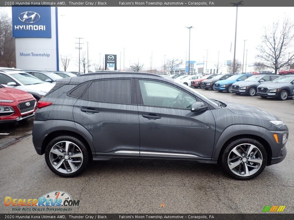 2020 Hyundai Kona Ultimate AWD Thunder Gray / Black Photo #1