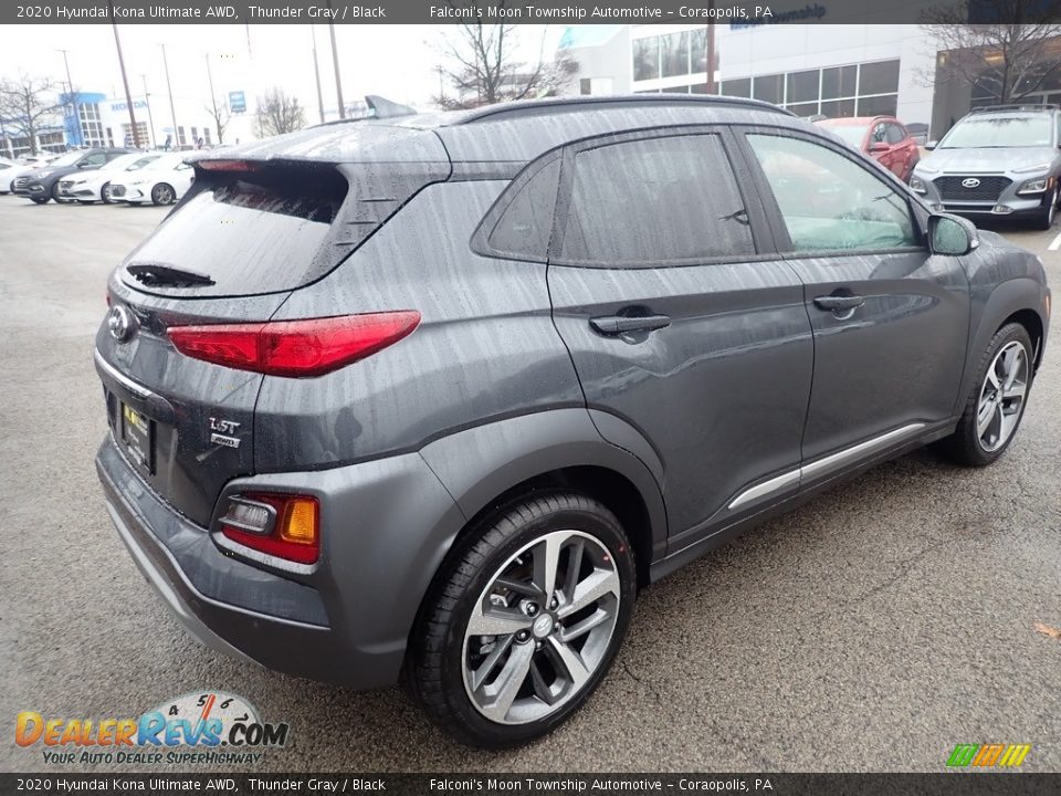 2020 Hyundai Kona Ultimate AWD Thunder Gray / Black Photo #2
