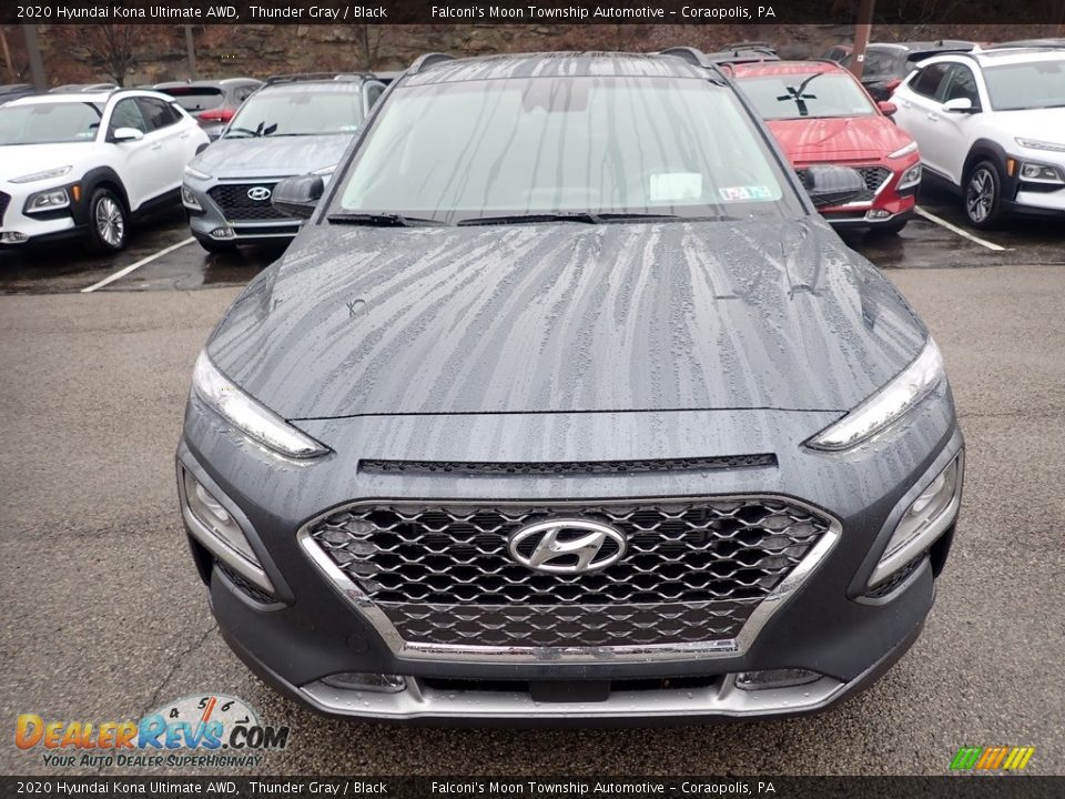 2020 Hyundai Kona Ultimate AWD Thunder Gray / Black Photo #4