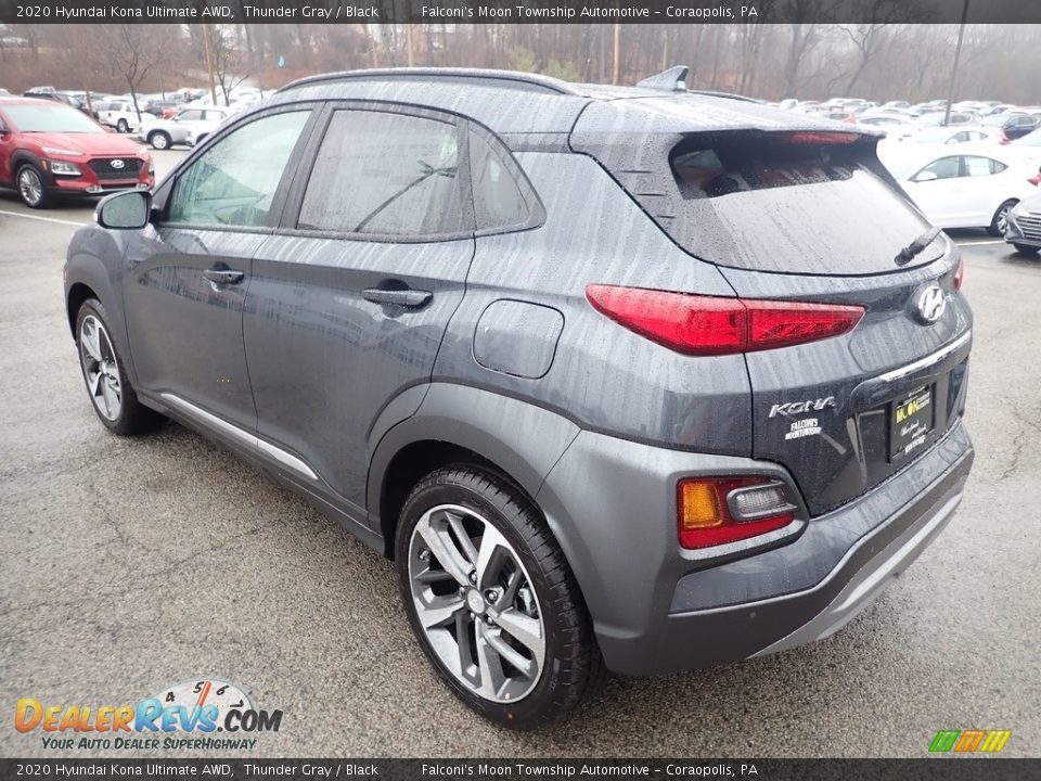 2020 Hyundai Kona Ultimate AWD Thunder Gray / Black Photo #6