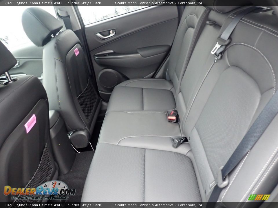 2020 Hyundai Kona Ultimate AWD Thunder Gray / Black Photo #8