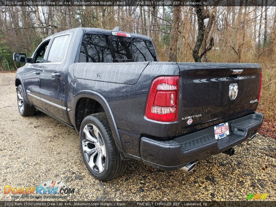 2020 Ram 1500 Limited Crew Cab 4x4 Maximum Steel Metallic / Black Photo #4