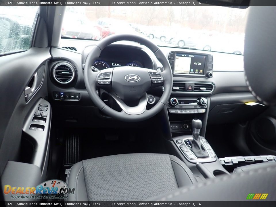 2020 Hyundai Kona Ultimate AWD Thunder Gray / Black Photo #9