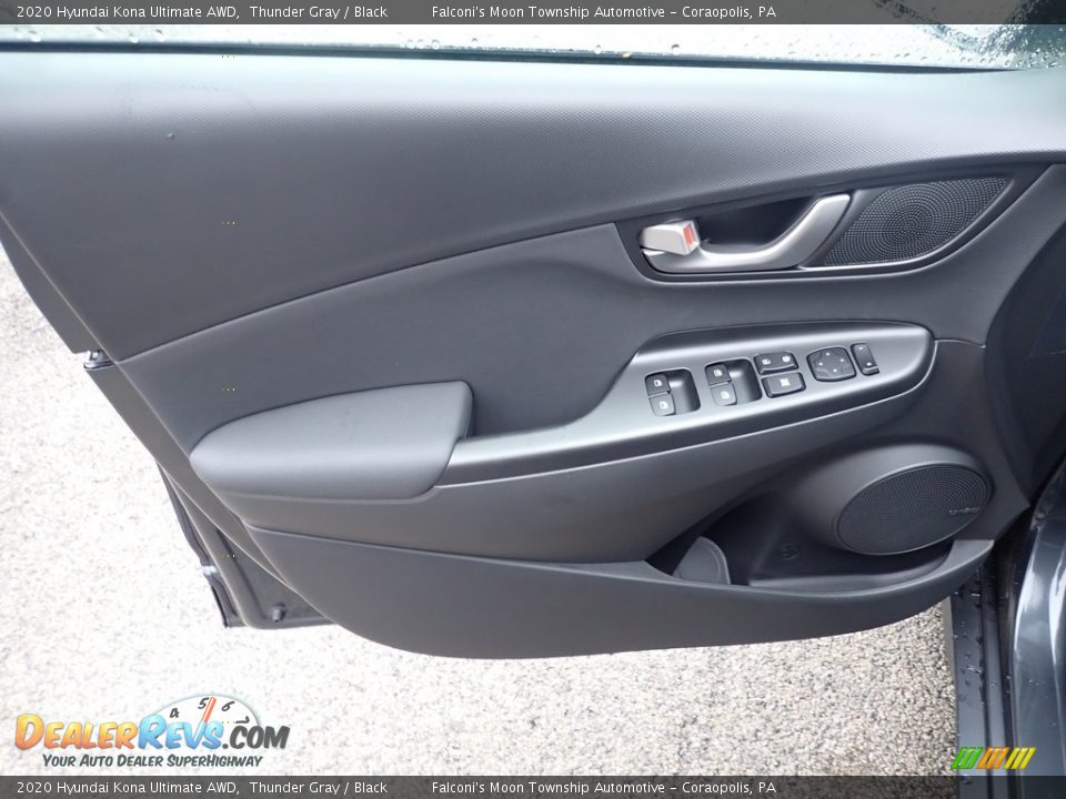 2020 Hyundai Kona Ultimate AWD Thunder Gray / Black Photo #10