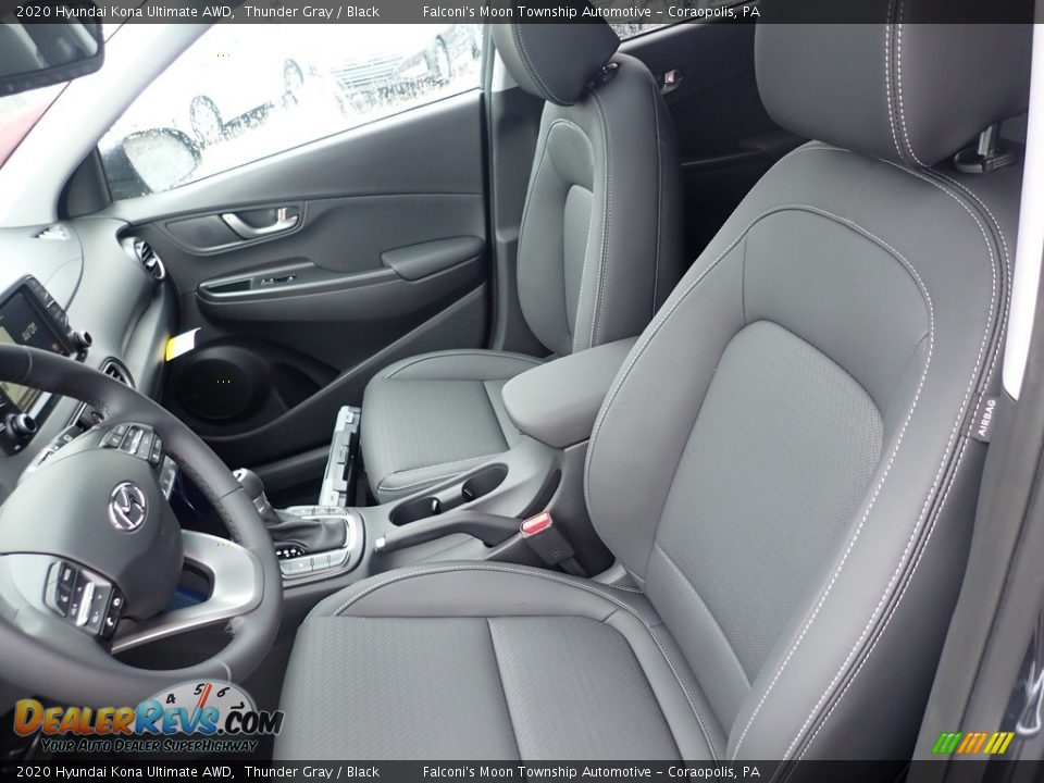 2020 Hyundai Kona Ultimate AWD Thunder Gray / Black Photo #11