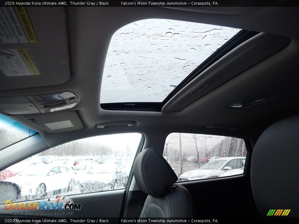 2020 Hyundai Kona Ultimate AWD Thunder Gray / Black Photo #13