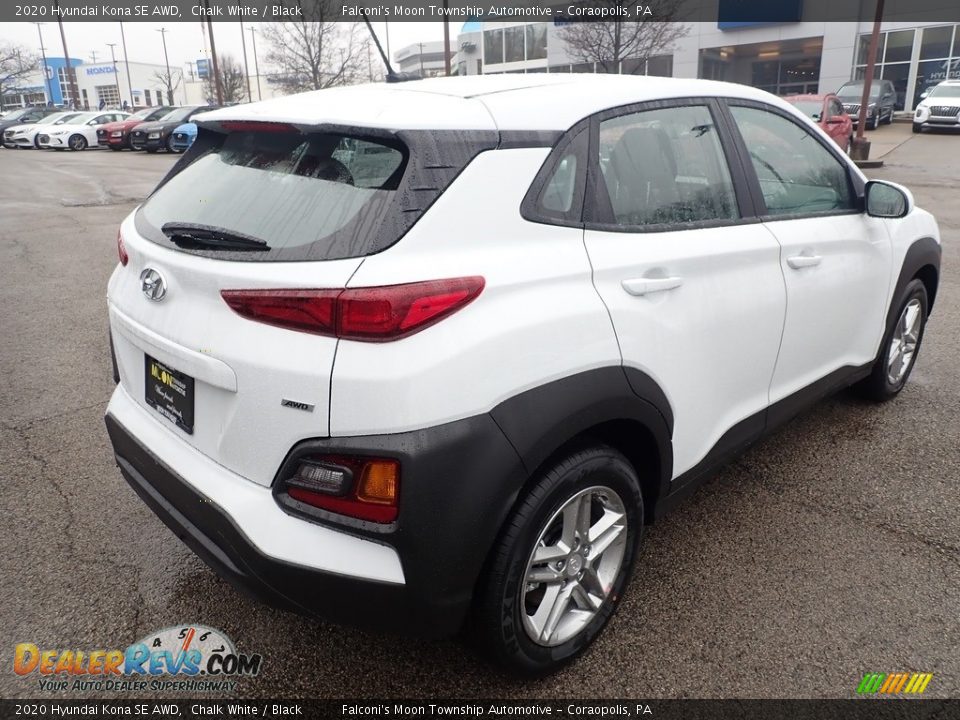 2020 Hyundai Kona SE AWD Chalk White / Black Photo #2