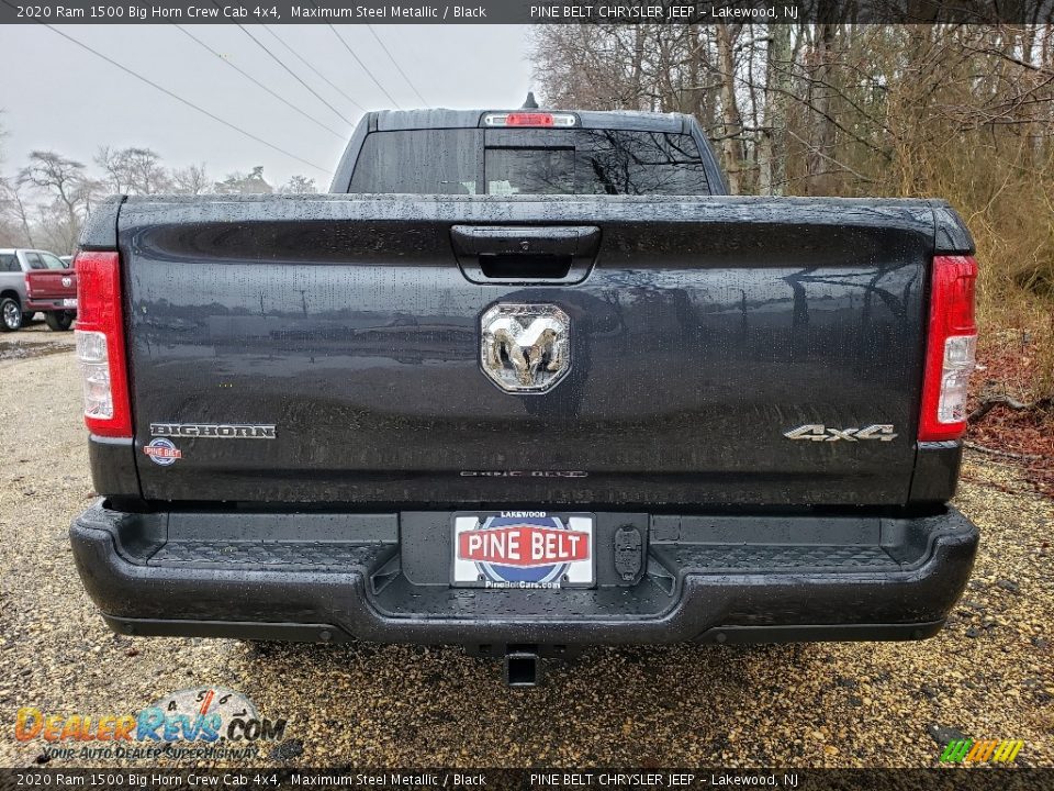 2020 Ram 1500 Big Horn Crew Cab 4x4 Maximum Steel Metallic / Black Photo #5