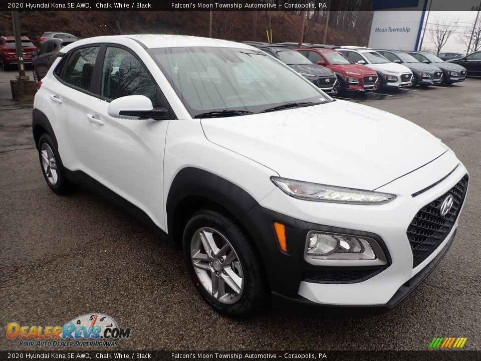 2020 Hyundai Kona SE AWD Chalk White / Black Photo #3