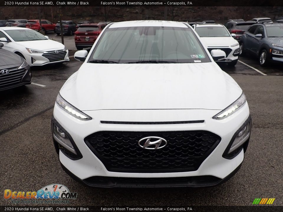 2020 Hyundai Kona SE AWD Chalk White / Black Photo #4