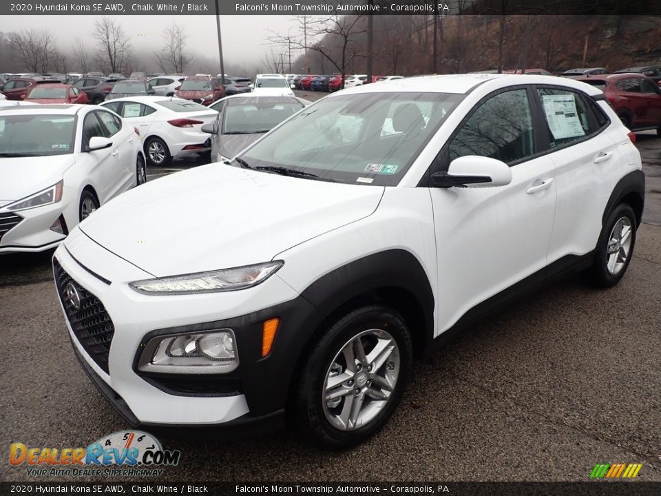 2020 Hyundai Kona SE AWD Chalk White / Black Photo #5